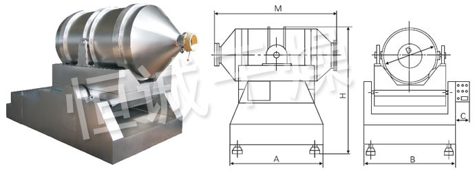 EYH系列二維運動混合機